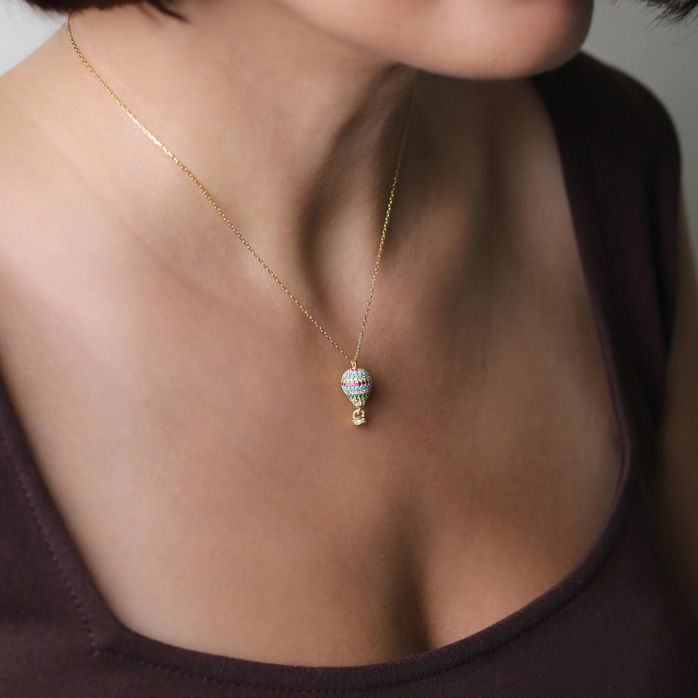 hot air balloon pendant