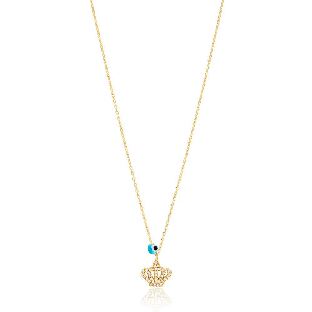 Crown Pendant with slider charm