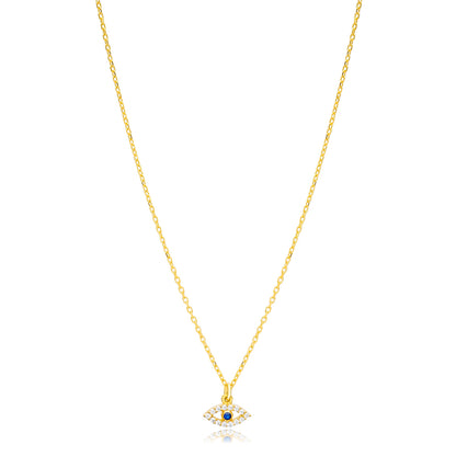 Little sassy evil eye necklace