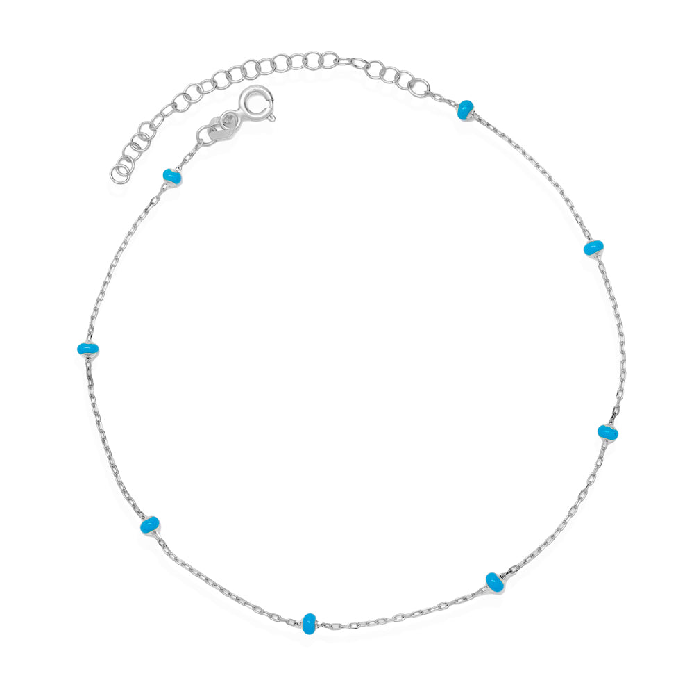 Turquoise anklet
