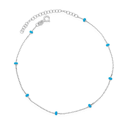 Turquoise anklet