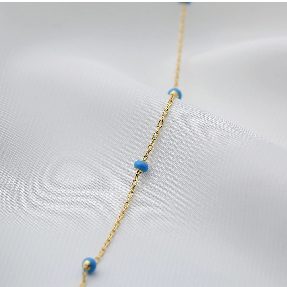 Turquoise anklet