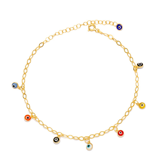 Multi coloured Anklet/Bracelet