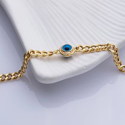 Bold evil eye bracelet