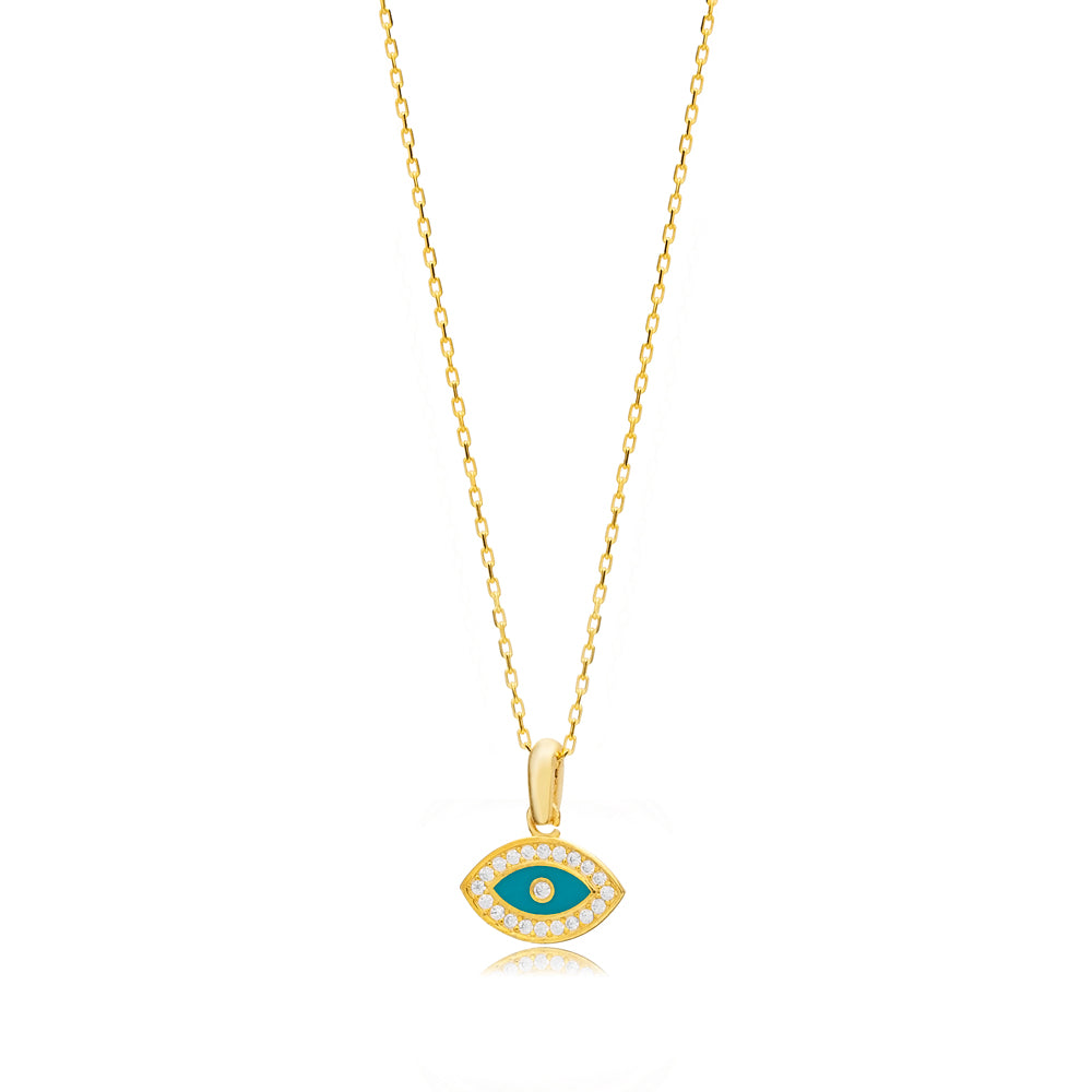 Charmed evil eye necklace