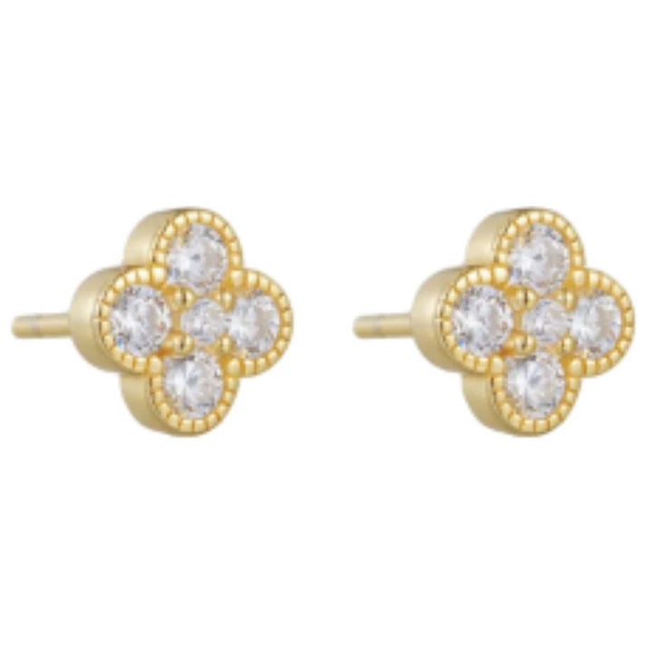 Lucky clover studs- Kizli Collection