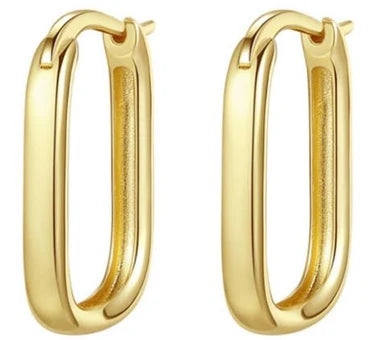 Rectangular hoops- Kizli collection