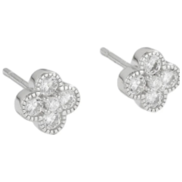 Lucky clover studs- Kizli Collection